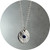 Claire Taylor - Silver Eye Pendant, Sterling Silver, Blue Vitreous Enamel, 50cm