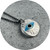 Claire Taylor - Silver Eye Pendant with Turquoise and Black Enamel, Sterling Silver, Enamel, 50cm