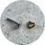 KIN - Single Heart Flat Back Stud, Yellow Gold Plate