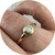 KIN- 9ct yellow gold and Opal ring. size O.