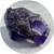 Simon Williams - 'Anthracite' Ring Amethyst, Resin, Size U