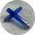 Simon Williams - 'Schorl' Stud Earrings, Resin, Stainless Steel