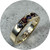 Sarah Kellett - Dana Ring, Sapphire, Spinel, 9ct Yellow Gold, Size M