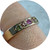 Sarah Kellett - Dana Ring, Sapphire, Garnet, 9ct Yellow Gold, Size L 1/2