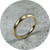 Susan McGinness - Cut Away Ring, 9ct Yellow Gold, Mined Diamond, Size H
