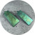 Amanda Croatto - 'Green Flowers' Earrings. Titanium, Sterling Silver.