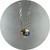 Sarah Kellett - 18ct White & Yellow Gold Slider Pendant with Ceylon Sapphire, 9ct White Gold Chain