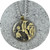 Claire Taylor - Bird on Branch Pendant, Yellow Gold Plated Sterling Silver, 50cm Chain