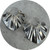 Nicola Knackstredt - Polished Fine Silver Hoops. Fine Silver, Sterling Silver.