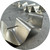 Nicola Knackstredt - Matte Ruffled Collar Necklace. Fine Silver, Sterling Silver