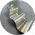 Nicola Knackstredt - Matte Ruffled Collar Necklace. Fine Silver, Sterling Silver