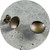 Sarah Murphy - Shine Dome Studs in Gold,  Anodised Titanium