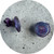 Sarah Murphy - Scribble Studs in Purple, Anodised Titanium
