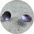 Sarah Murphy - Shine Dome Studs (Large) in Mauve, Anodised Titanium