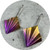 Sarah Murphy - Desert Sunset Fold Earrings (Small), Anodised Titanium
