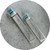 Lauren Trojkovic - Square Splice Earrings, Sterling Silver, Corian