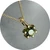 Tessa Blazey - Allie Necklace. 9ct Yellow Gold, Parti Sapphire. 45cm chain