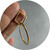 Danielle Barrie - Large Outline Hoops, Gold Plated, Sterling Silver