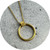 Danielle Barrie - Single Kinetic Halo Necklace, Gold Plated Sterling Silver