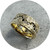 Albert Tse - Terra 10 Journey Band. 9ct Yellow Gold Black Diamonds. Size T