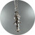 Petite Loot - Mini Polly Pendant. Sterling Silver. 45cm