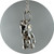 Petite Loot - Big Brother Pony Pendant. Sterling Silver, 45cm