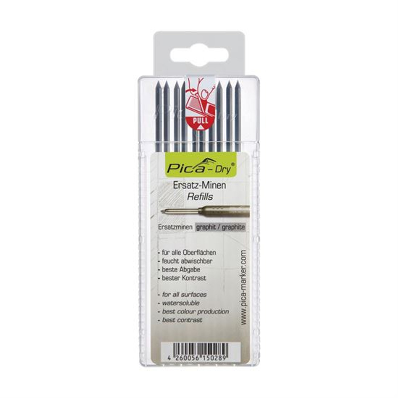 Pica Fine-Dry Refill - 7050 Graphite H - 24/Pack