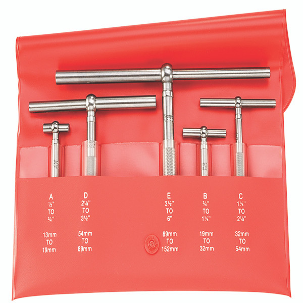 Starrett S229GZ 1/2"6" Range Telescoping Gage Set All Industrial Tool Supply