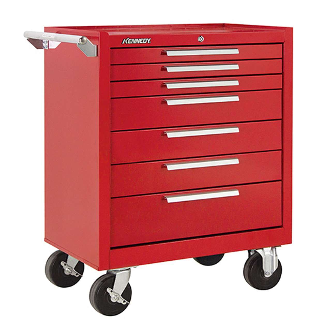 Kennedy 297xr 29 7 Drawer Roller Red Cabinet All Industrial