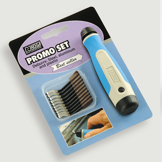 Noga NG8150 Heavy Duty Deburring Tool With 10 S10 High Speed Steel