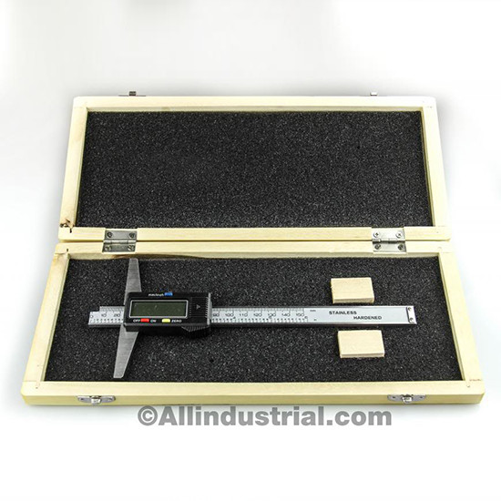 All Industrial 51150 06" Electronic Depth Gage 4" Base 0.0005