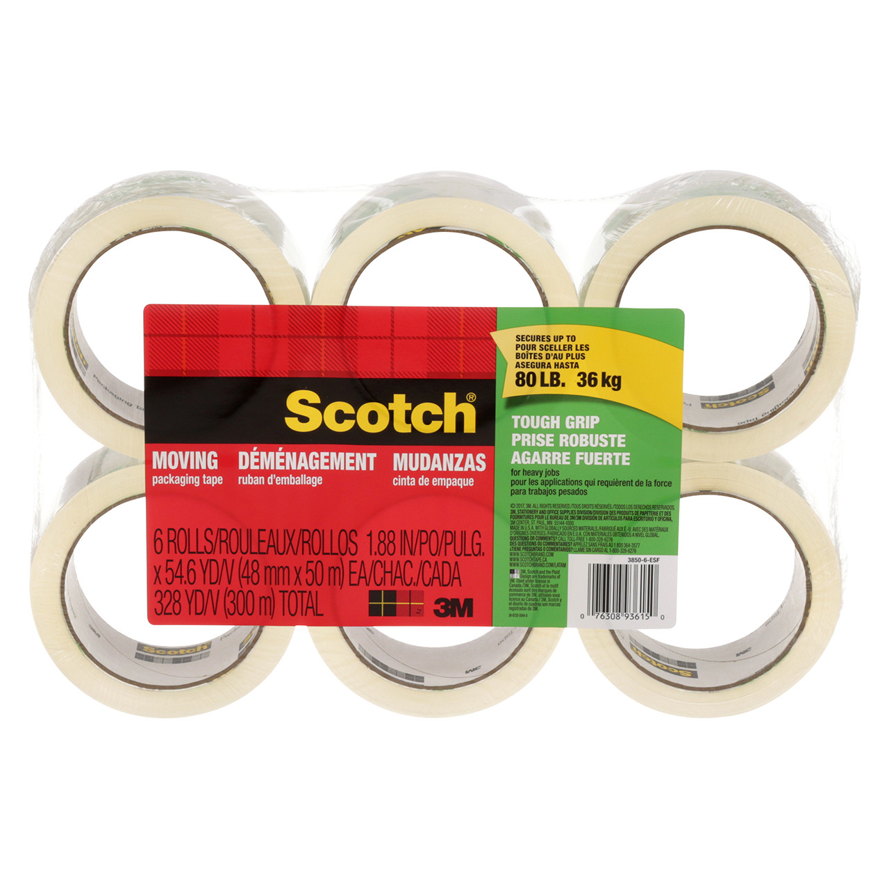 3M 7100138875  Scotch 54.6 yd x 1.880 Width Box Sealing Tape - All  Industrial Tool Supply