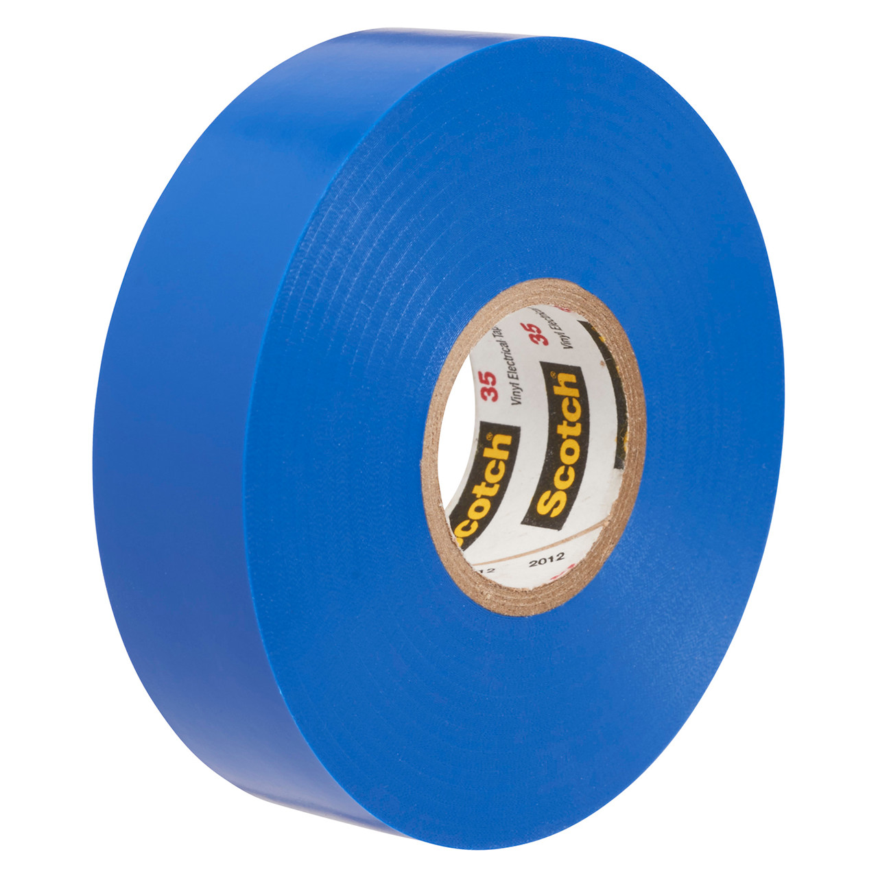 3M 35 Electrical Scotch Vinyl Electrical Color Coding Tape, Blue