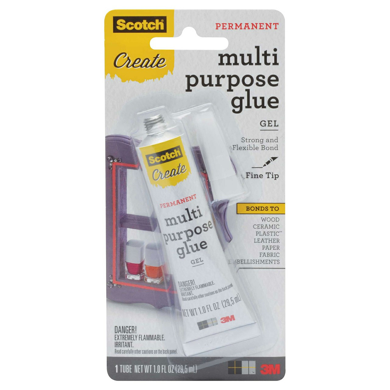 3M 7000052506  Scotch Transparent Glue - All Industrial Tool Supply