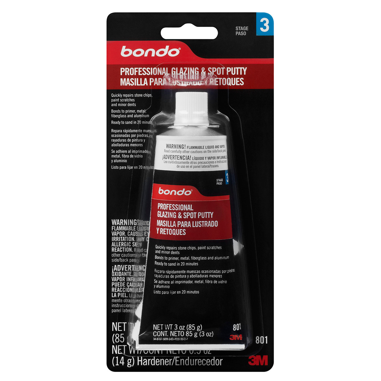 3M 00650, Dynatron Glazing & Spot Putty, 650, 16 oz, 7000125061 » Alloy  Coating Supply®