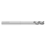 Fullerton Tool 27723 | 3/4" Diameter x 3/4" Shank x 1" LOC x 6" OAL 3 Flute Uncoated Solid Carbide Radius End Mill