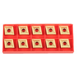 All Industrial 21020 | 10 Pieces CARBIDE INSERT CNMG-431 C6 TIN COATED