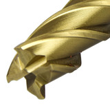 All Industrial 14600 | 1/4" X 3/8" X 2" X 3-3/4" TIN HSS 4 FLUTE SINGLE END MILL LONG C.C.