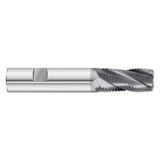 Fullerton Tool 92508 | 6.00mm Diameter x 6.00mm Shank x 20.00mm LOC x 64.00mm OAL 3 Flute TiAlN Solid Carbide Radius End Mill