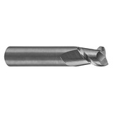 Micro 100 ARMM-160-2 | 16.00mm Diameter x 16.00mm Shank x 35.00mm LOC x 92.00mm OAL 45 Degree Helix Solid Carbide Bright Finish Roughing & Finishing End Mill