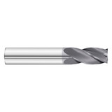 Fullerton Tool 30608 | 5/64" Diameter x 1/8" Shank x 1/4" LOC x 1-1/2" OAL 4 Flute TiAlN Solid Carbide Square End Mill