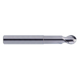 YG1 89902 | 1/2" Diameter x 1/2" Shank x 5/8" LOC x 6" OAL x 1/4" Radius x 37 Degree Helix Angle 2 Flute Bright Coated Carbide E5978 Ball End Mill