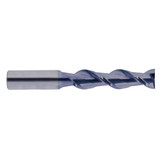 YG1 EG522080 | 8.00mm Diameter x 8.00mm Shank x 19.00mm LOC x 63.00mm OAL x 45 Degree Helix Angle 2 Flute TiCN Coated Carbide E5522 Square End Mill