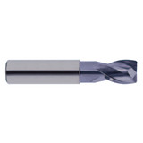 YG1 EG909060 | 6.00mm Diameter x 6.00mm Shank x 8.00mm LOC x 60.00mm OAL x 0.50mm Radius x 30 Degree Helix Angle 2 Flute TiCN Coated Carbide EG909 Square End Mill