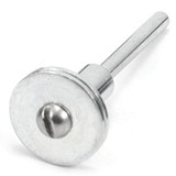 Superior Abrasives 12221 | 1/8" x Up to 3/16" x 1/8" Screw Lock Straight Type Wheel Adapter
