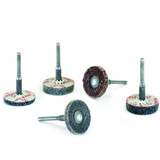 Superior Abrasives 54698 | SHUR-BRITE 1" x 1/8" x 1/8" Medium (Density 6) Shank Mounted Unitized Wheel