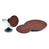 Superior Abrasives 11213 | SHUR-KUT 2" 24 Grit Type R Aluminum Oxide Quick Change Disc