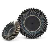 Superior Abrasives 37865 | SHUR-KUT 2" 36 Grit Type R Zirconia Quick Change Mini Flex Disc