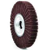 Superior Abrasives 10426 | SHUR-BRITE 6" x 1" x 1" 80 Grit Heavy Duty Satin Finishing Unmounted Duplex Wheel