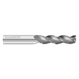 Fullerton Tool 27031 | 1" Diameter x 1" Shank x 3-1/4" LOC x 6" OAL 3 Flute Uncoated Solid Carbide Square End Mill